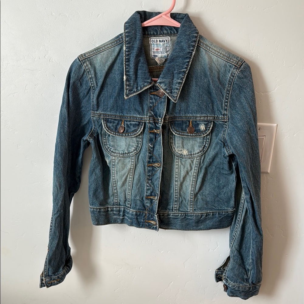 Old Navy Blue Jean Jacket Classic Style